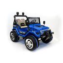 Macchina Elettrica per Bambini 12V 2 Posti Happy Kids Fuoristrada Blu-2