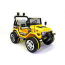 Auto Macchina Elettrica Fuoristrada 12 V 2 Posti per Bambini Gialla-2