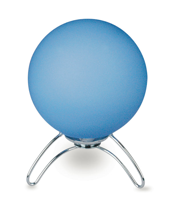 online Spherical Blue Tripode Lampe de Table Métal Verre Abat jour Intérieur Moderne E14 Ambiente I-192/00600