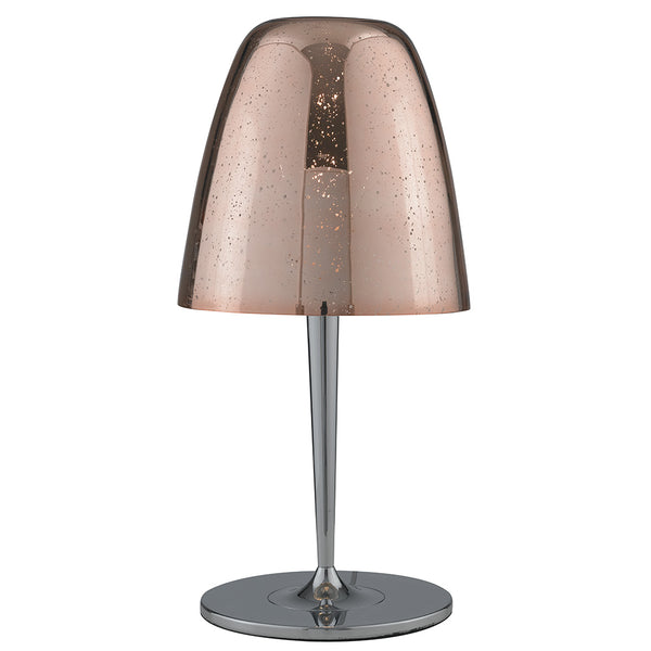 acquista Lumen Métal Verre Galvanique Chrome Bronze Lampe de Table Moderne E27 Environnement I-ARES-L1