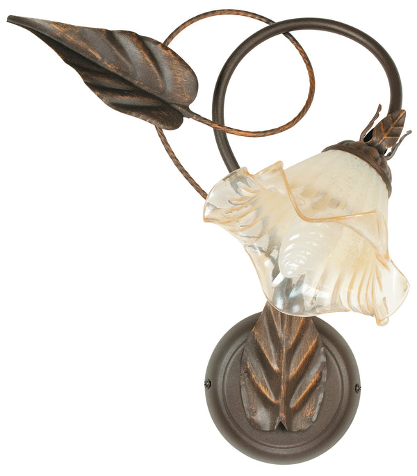 online Diffuseur en métal et cuivre, applique, décoration florale faite à la main, lampe classique E14