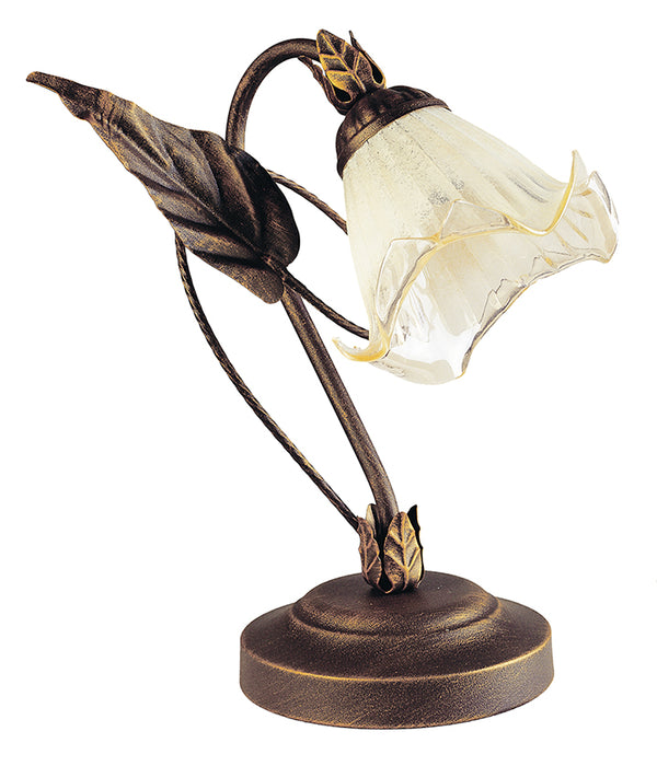 Lampe de table florale Décoration faite à la main Cuivre Métal Diffuseur Classique E14 Environnement I-AUTUMN/L1 prezzo