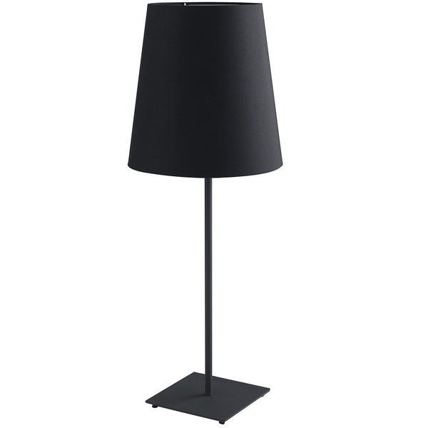 Lampe de table de bureau métal noir abat-jour tissu moderne E27 environnement I-ELVIS-L acquista