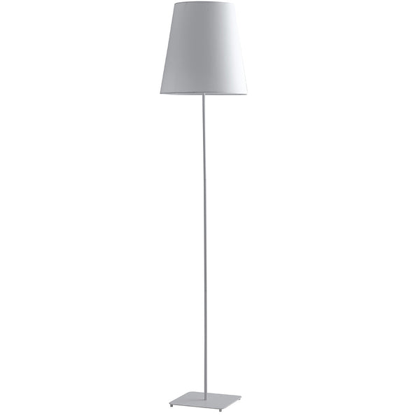 Lampadaire minimal abat-jour en métal blanc tissu blanc lampadaire moderne E27 online