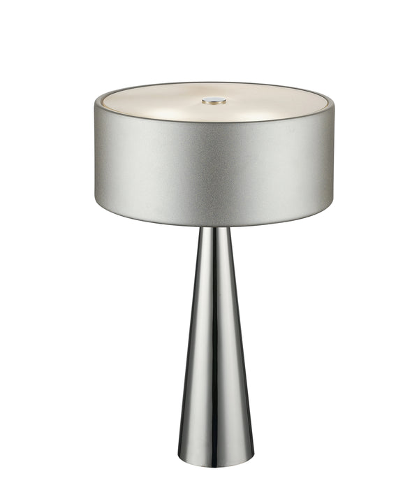 prezzo Lampe de table diffuseur de cadre en aluminium argent Lumen moderne G9 environnement I-HEMINGUAY/L