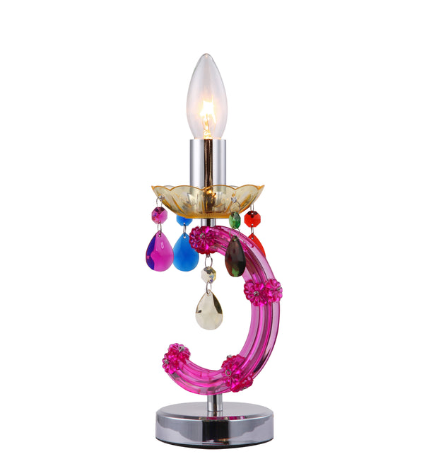 acquista Lume Acrylique Multicolore Pendentifs Drop Lampe de Table Moderne E14 Environnement I-HOUSTON-L COL