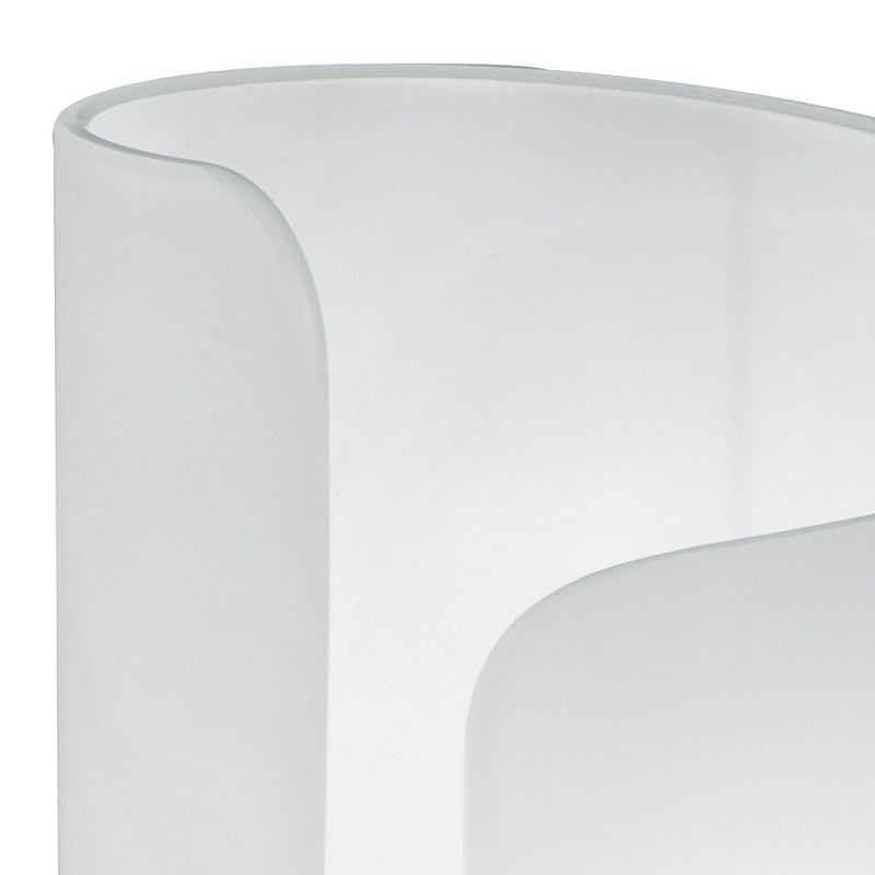 Lume Alluminio Vetro Bianco Lampada da tavolo Moderna E27 Ambiente I-IMAGINE-L-2