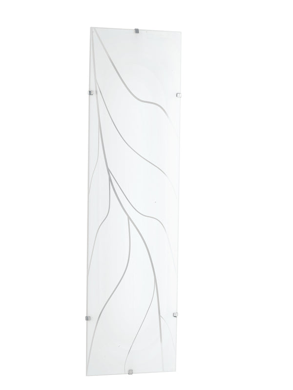 online Plafonnier à décor de branches, verre rectangulaire, LED moderne, 42 watts, lumière naturelle