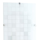 Plafoniera Rettangolare Vetro decoro Mosaico Lampada Moderna E27 Ambiente I-KAPPA/L FLASH-2