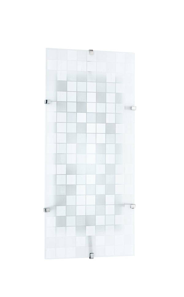 prezzo Plafonnier avec décoration en mosaïque, verre rectangulaire, plafond moderne, mur, E27