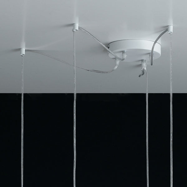Lustre à quatre suspensions sphériques en verre chromé moderne E27 online