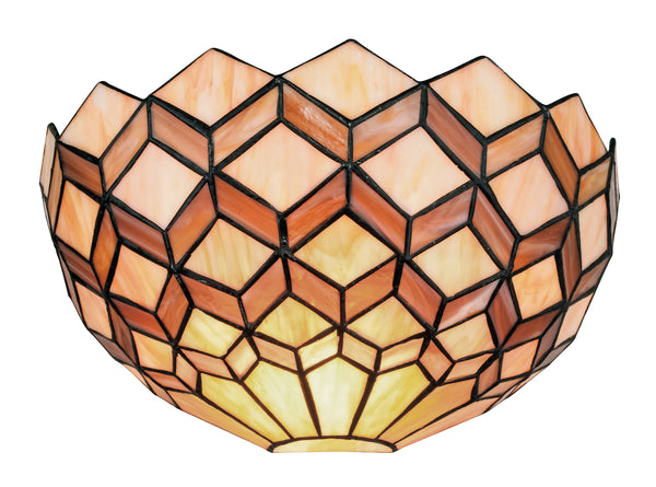 online Applique Lunette Vitrail Décoration Géométrique Lampe Classique E27 Ambiance I-LIBERTY-AP