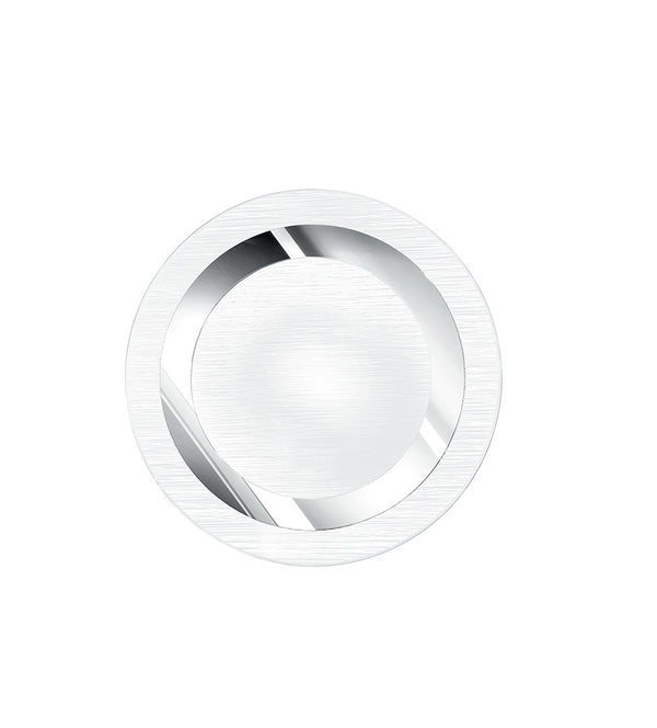 Plafonnier rond en verre avec décoration intérieure moderne en cercle chromé E27 online