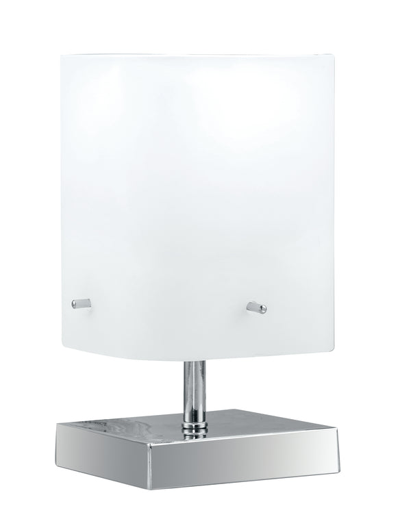 Abat-jour moderne en métal, lampe de table en verre blanc E27 prezzo