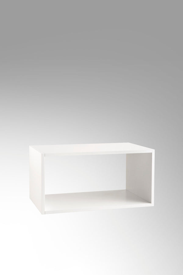 Meuble de Salon Ouvert 70x46,3x35 cm en Bois TFT Blanc Ibiza prezzo
