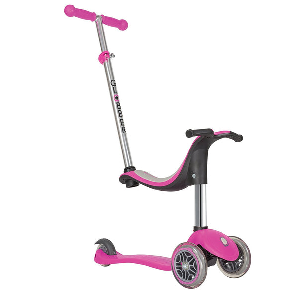 sconto Trottinette Tricycle Globber Pink 3 Wheel Evo 4 en 1