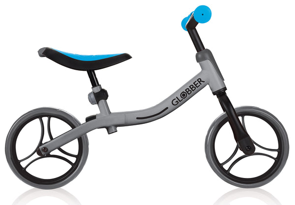 Vélo Pédagogique pour Enfants 10" Sans Pédales Globber Go Bike Gris et Bleu acquista