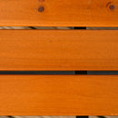 Panchina da Giardino 2 Posti con Braccioli 120x64x79 cm in Alluminio e Legno Teak-6