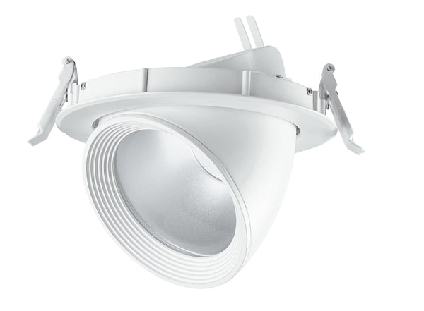 prezzo Spot Blanc Réflecteur Argent Réglable Encastré Plafond Bas Led 8 watts Lumière Chaude Intec INC-DELTA-8