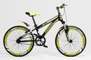 Bicicletta per Ragazzo 20” con Ammortizzatori Anteriori Magik-Bike Rancing S8000 Gialla e Nera-2