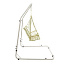 Amaca Sedia Sospesa con Supporto 200x145x120 cm Max 120 Kg Narciso Bianca-3