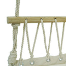 Amaca Sedia Sospesa con Supporto 200x145x120 cm Max 120 Kg Narciso Bianca-7