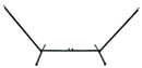 Supporto Struttura Portante per Amaca 380x108x120 cm in Acciaio Max 150Kg Ibisco Nera-1