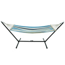 Amaca da Giardino 2x1m in Cotone Max 150 Kg Ortensia Multicolor-6