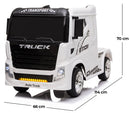 Camion Elettrico per Bambini 12V Truck Bianco-5