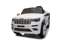 Macchina Elettrica per Bambini 12V Jeep Grand Cherokee Bianca-10