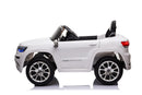Macchina Elettrica per Bambini 12V Jeep Grand Cherokee Bianca-3