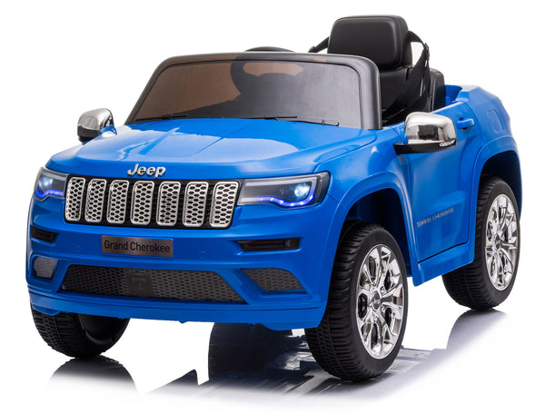 Voiture jouet électrique pour enfants 12V sous licence Jeep Grand Cherokee bleu prezzo