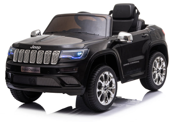 Voiture jouet électrique pour enfants 12V sous licence Jeep Grand Cherokee noir prezzo
