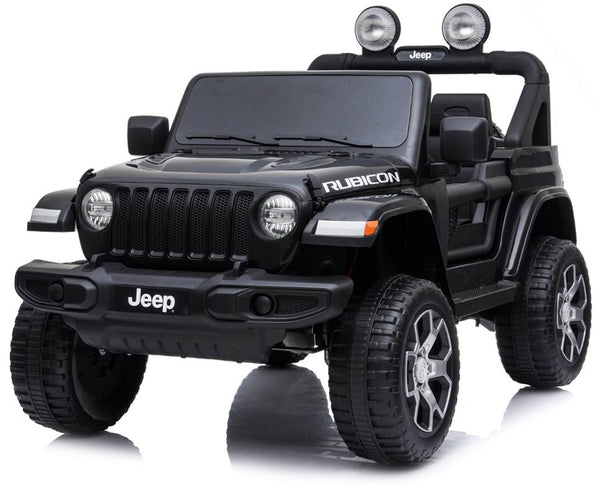 prezzo Voiture Electrique Enfant 12V 2 Places Jeep Wrangler Rubicon Noir