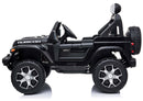 Macchina Elettrica per Bambini 12V 2 Posti Jeep Wrangler Rubicon Nera-2
