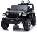 Macchina Elettrica per Bambini 12V 2 Posti Jeep Wrangler Rubicon Nera-6