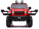 Macchina Elettrica per Bambini 12V 2 Posti Jeep Wrangler Rubicon Rossa-6