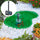 Kit Bassin Artificiel + Pompe de Filtration de Jardin 110x78x28 cm en Polyéthylène 90 Litres Vert