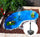 Kit Bassin Artificiel + Pompe Filtre de Jardin 185x115x36 cm en Polyéthylène 270 Litres Bleu