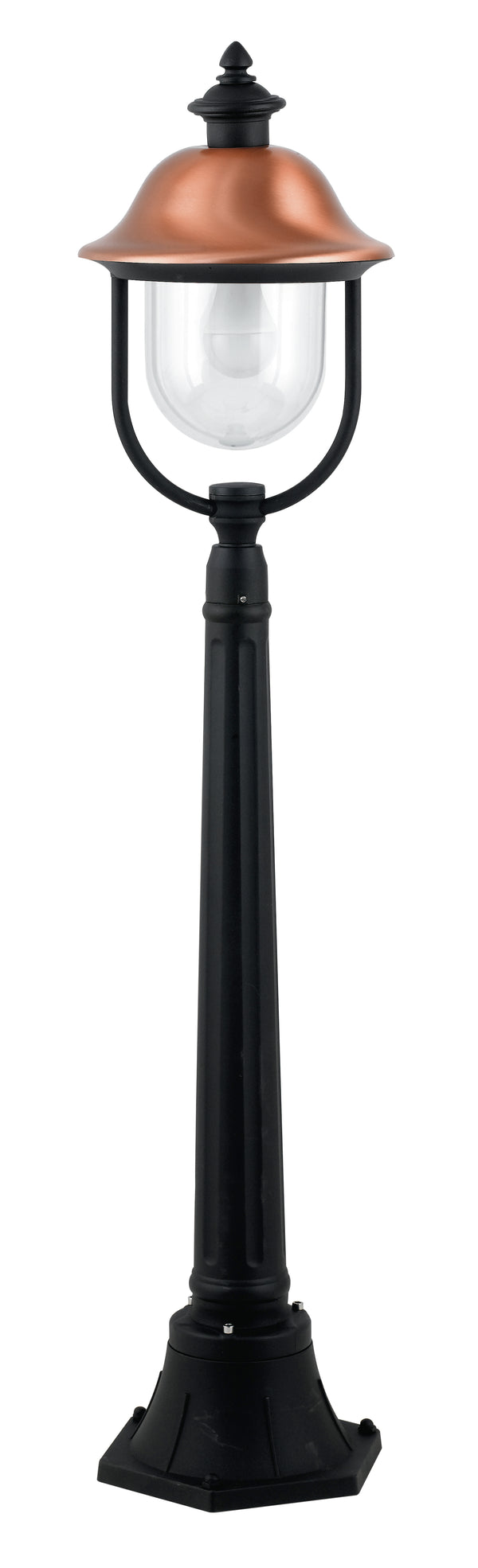 online Pole Étanche Aluminium Noir Cuivre Diffuseur E27 Intec LANT-VENEZIA-P1
