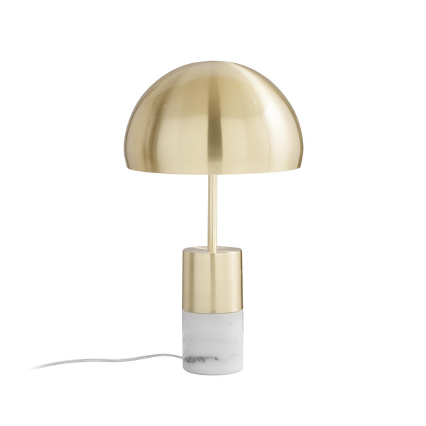 Lampada da Tavolo da Tavolo 30x30x51,5 cm in Metallo Ursa Marmo Bianco acquista