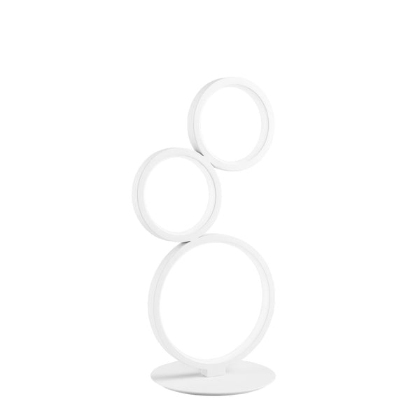 Lampada da Tavolo Led 22x15x42,7 cm in Alluminio Orion Bianco Goffrato acquista