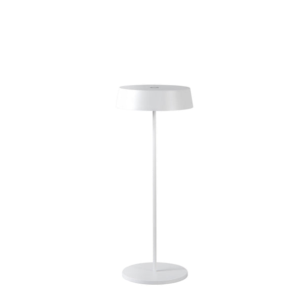 Lampada da Tavolo 12x12x29,5 cm in Metallo Antilia Bianco online
