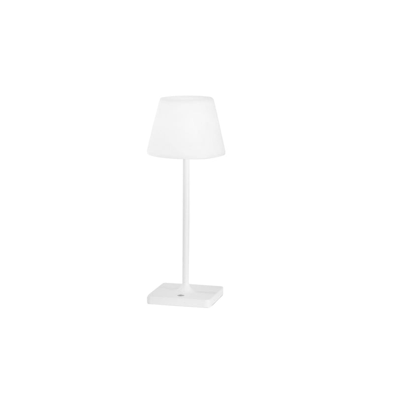 Lampada da Tavolo 15x15x39 cm in Metallo Pictor Bianco-1
