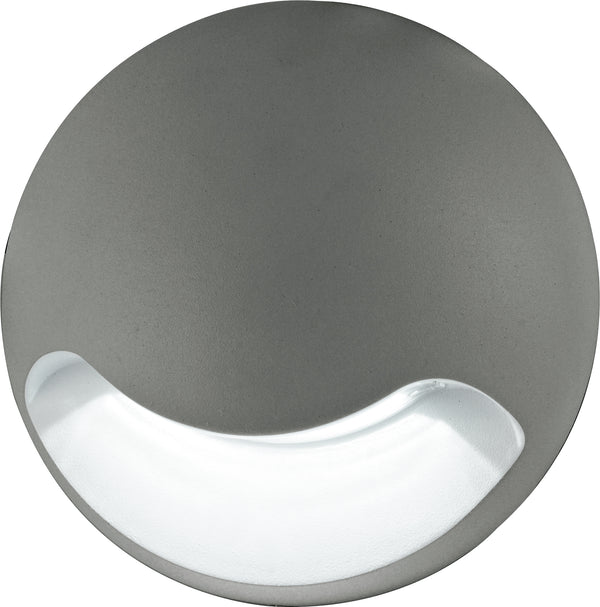 prezzo Applique étanche ronde aluminium anthracite LED externe 6 watts lumière naturelle
