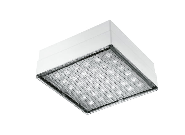 prezzo Spot praticable Lampe de balisage carrée Diffuseur décoré Encastré au sol LED 3,6 watts Lumière froide