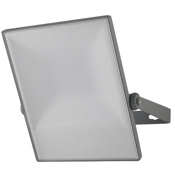 sconto Projecteur LED argenté rectangulaire en aluminium imperméable, lumière naturelle de 30 watts