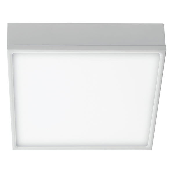 acquista Plafonnier Carré Aluminium Blanc Plafond Bas Led 36 watts Lumière Naturelle Intec LED-KLIO-Q21