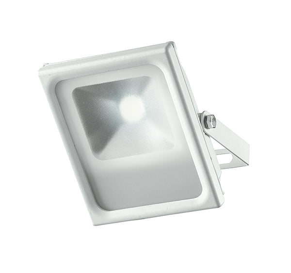 Projecteur LED étanche rectangulaire en aluminium blanc, lumière naturelle de 20 watts online