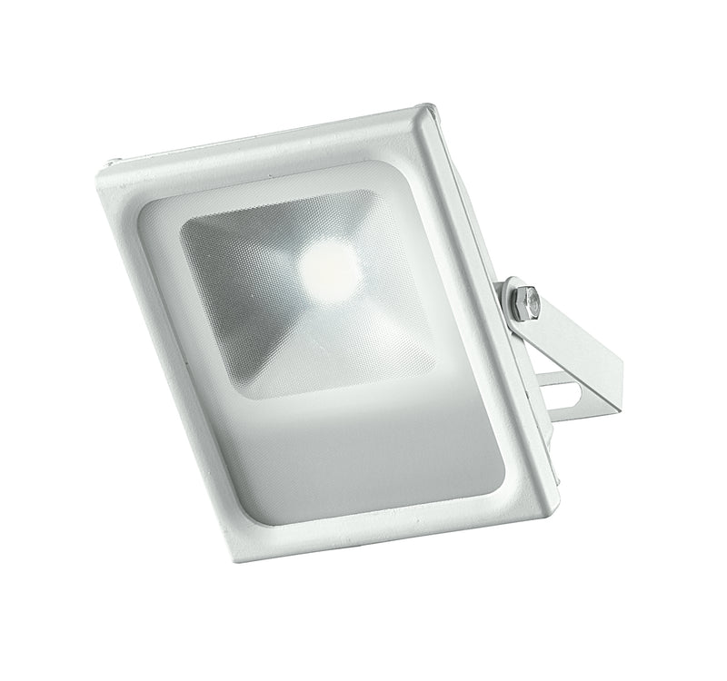 Proiettore Rettangolare Alluminio Bianco Tenuta Stagna Led 20 watt Luce Naturale Intec LED-KRONOS/20W-1